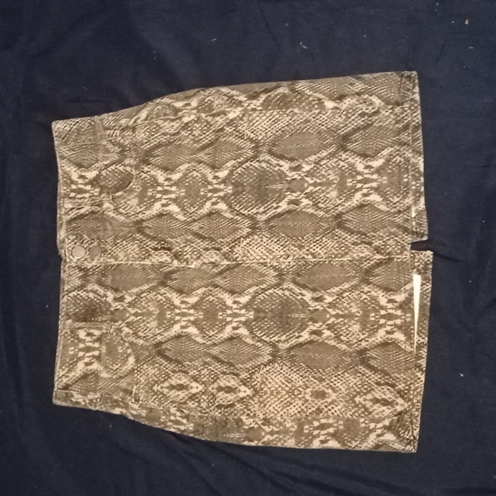 Apt 9 Chic Snake Print Mini Skirt